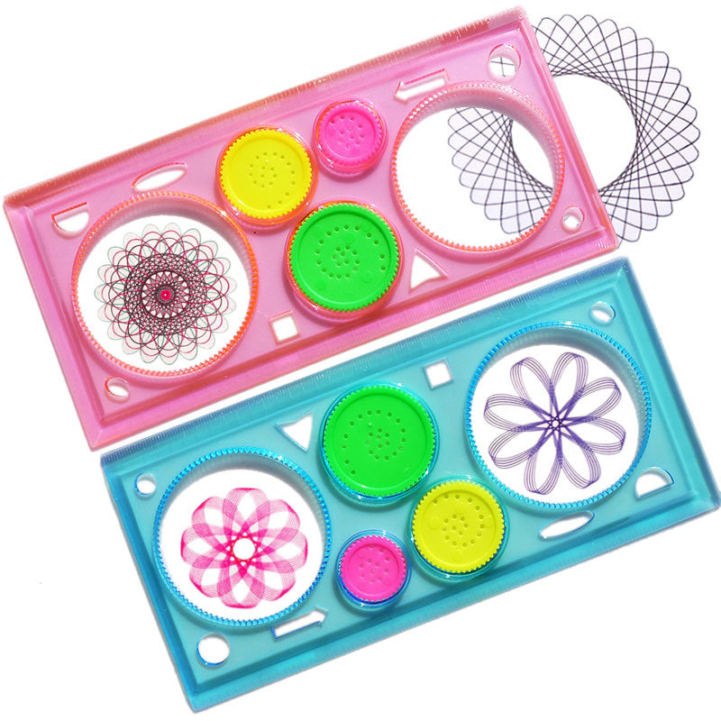 Spirograph Geometric Ruler - 3 Pcs