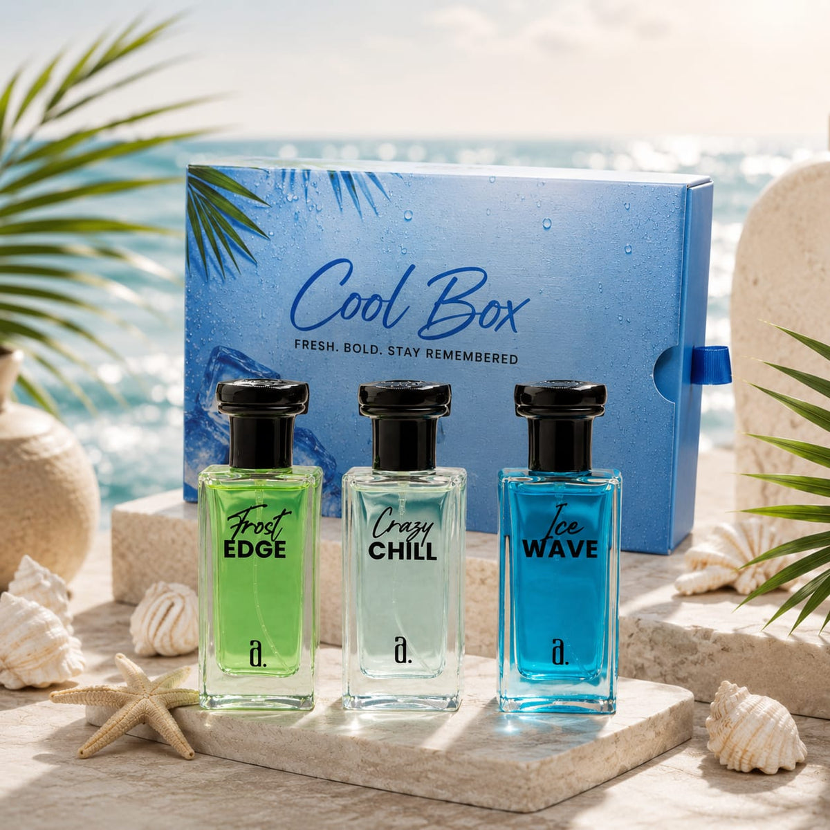 Cool Box (3 x 30ml) Summer Collection | Premium Fresh Perfumes Gift Set